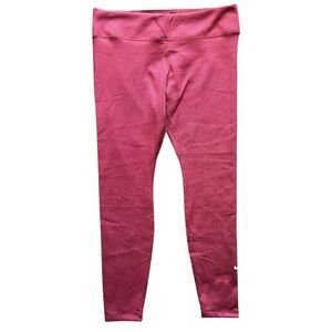 NIKE Therma-Fit Pants Women’s Size XL Training Pink Mid Rise Active Leggings New